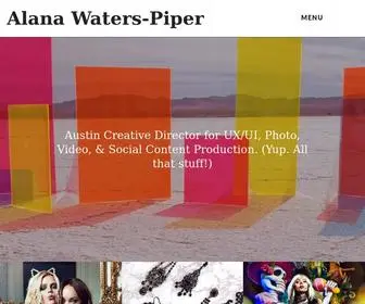 Alanawaters.com(Alana Waters) Screenshot