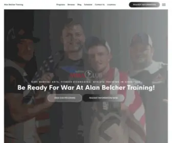 Alanbelchermmaclub.com(Alan Belcher Training) Screenshot