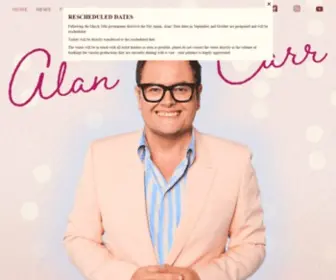 Alancarr.net(The official website of Alan Carr. Presenter and stand up comedian. New tour) Screenshot