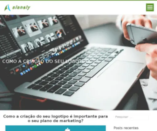 Alanely.com.br(Desenvolvedor de Sites e Lojas Online) Screenshot