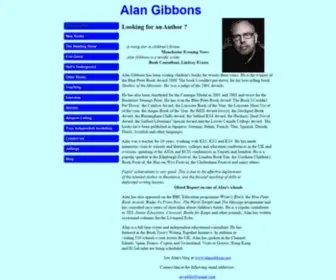 Alangibbons.com(Alan Gibbons) Screenshot