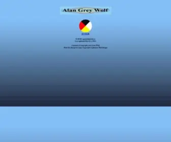 Alangreywolf.com(Alan Grey Wolf) Screenshot