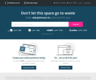Alanjohnson.ie(Irish web design) Screenshot