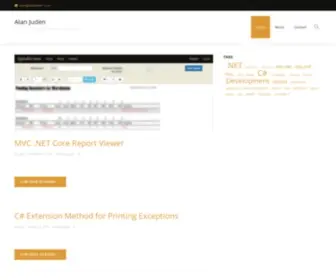 Alanjuden.com(Software Developer) Screenshot