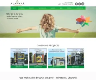 Alankarconstruction.com(Flats for sale in selaiyur) Screenshot