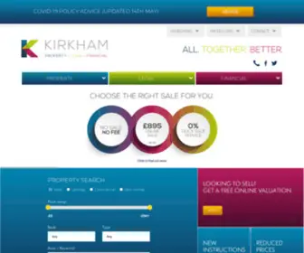 Alankirkham.co.uk(Kirkham Property) Screenshot