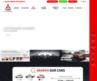 Alanmancemitsubishi.com.au(Huge Range of New & Quality Used Stock) Screenshot