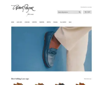 Alanpayne.com(Alan Payne Footwear) Screenshot