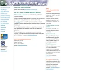 Alanrosenspan.com(Alan Rosenspan & Associates) Screenshot