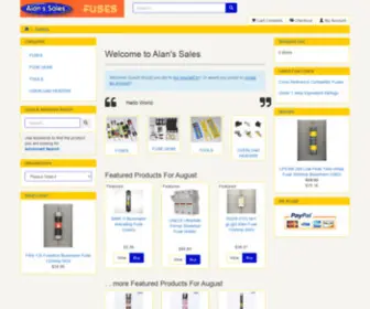 Alans-Sales.com(Alan's Sales for Fuses) Screenshot