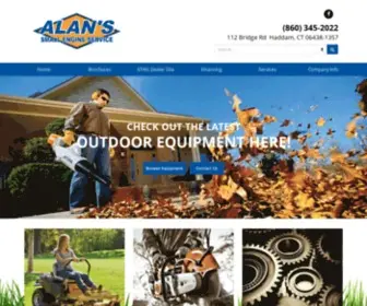 Alansct.net(Home Alan's Small Engine Service Haddam) Screenshot