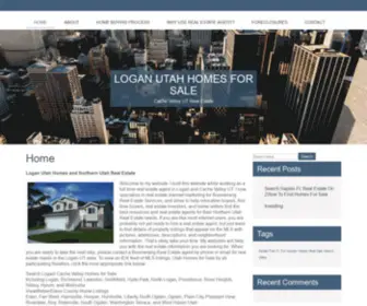 Alansharpbarker.com(Logan Utah Homes For Sale & Cache Valley UT Real Estate) Screenshot