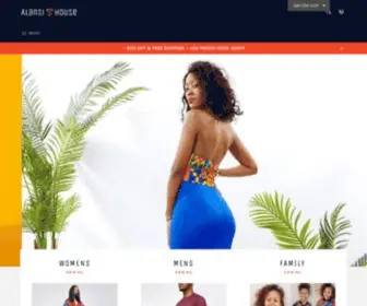 Alansihouse.com(African Clothing & Home Decor) Screenshot