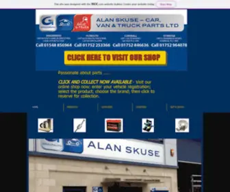 Alanskuse.co.uk(Alan Skuse Car Parts Plymouth) Screenshot