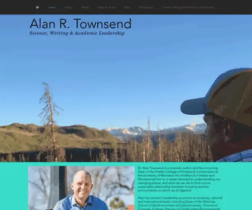 Alantownsend.info(Alan Townsend) Screenshot