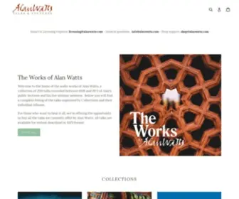 Alanwatts.com(Alan Watts Electronic University) Screenshot