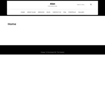 Alanwltong.com(Spider-Man) Screenshot