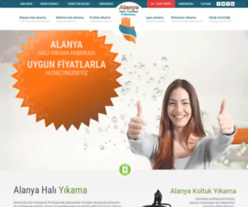 Alanyahaliyikamafabrikasi.com(Alanya Halı Yıkama) Screenshot