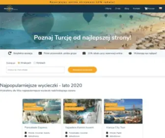Alanyaonline.pl(Wycieczki fakultatywne w Turcji. Najlepsze polskie biuro podróży w Alanyi) Screenshot