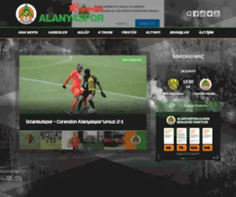 Alanyaspor.org.tr(Resmi) Screenshot