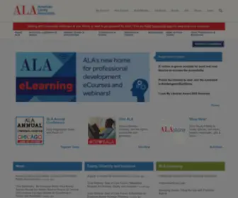 Ala.org(American Library Association) Screenshot