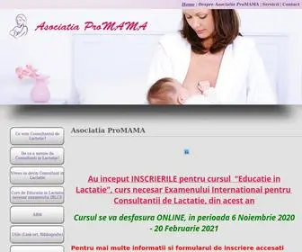 Alaptarea.com(Asociatia ProMAMA) Screenshot