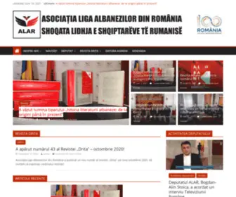 Alar.ro(Asociația Liga Albanezilor din România) Screenshot