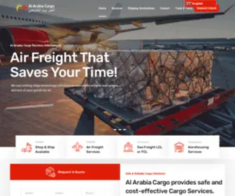 Alarabiacargo.com(Al-Arabia Cargo) Screenshot