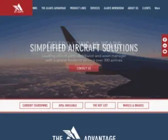 Alarisaero.com(Aviation Maintenance) Screenshot