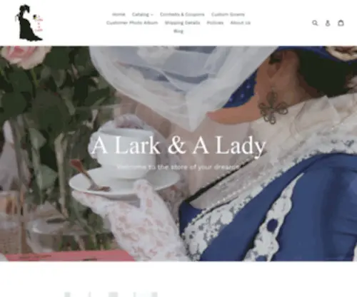 Alarkandalady.com(A Lark And A Lady) Screenshot