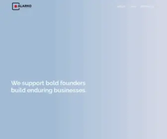 Alarkoventures.com(BizBite corporate business template or agency and marketing template) Screenshot