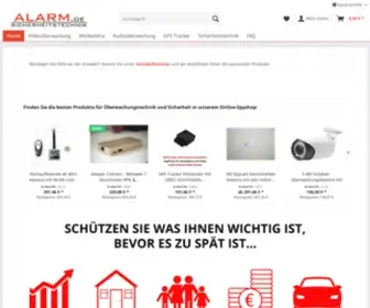 Alarm.de(Sicherheitstechnik, IP-Kamera, WLAN Kamera, Überwachungskamera und mehr) Screenshot