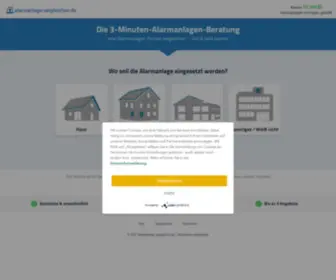 Alarmanlage-Vergleichen.de(Passende Alarmanlage finden & kostenlos Angebote erhalten) Screenshot