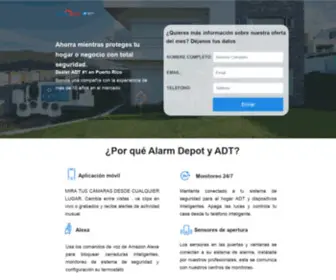 Alarmascamaras.com(Alarm Depot) Screenshot