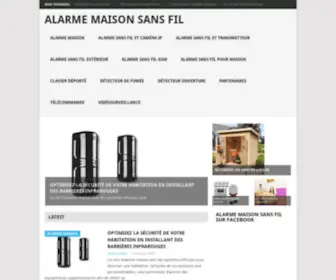 Alarme-Maison-Sans-FIL.eu(Alarme maison sans fil) Screenshot