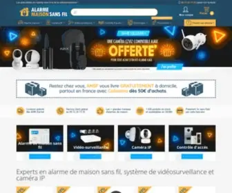 Alarme-Maison-Sans-FIL.fr(Alarme Maison Sans Fil : Systèmes d'alarme et surveillance pour la sécurité et la protection) Screenshot
