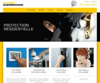 Alarmesherbrooke.com(Alarme Sherbrooke) Screenshot