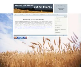 Alarmsforfarms.com(Alarms For Farms) Screenshot