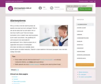 Alarmsysteem-Info.nl(Alarmsysteem) Screenshot