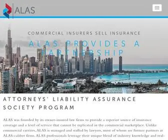 Alas.com(Attorneys' Liability Assurance Society) Screenshot