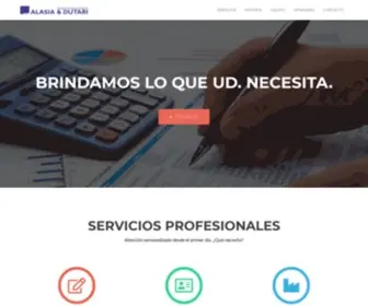 Alasiadutari.com.ar(Estudio Contable Integral) Screenshot