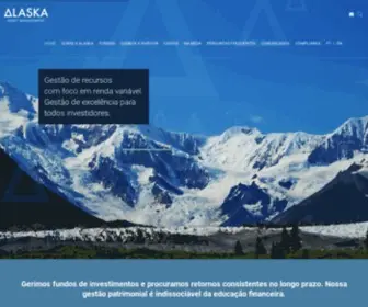 Alaska-Asset.com.br(Página Inicial) Screenshot