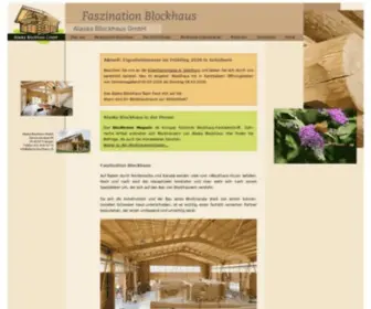 Alaska-Blockhaus.ch(Alaska Blockhaus GmbH) Screenshot