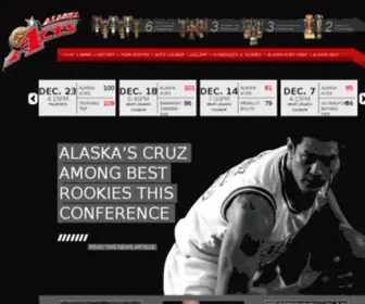Alaskaaces.com.ph(Alaska Aces Website) Screenshot