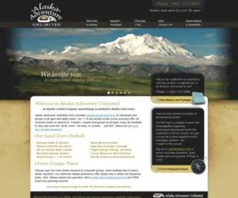 Alaskaadventureunlimited.com(2021 Alaska land tours & vacation packages) Screenshot