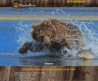 Alaskabearviewing.com(Alaska Bear Viewing Tours in Katmai National Park by Alaska Bear Adventures) Screenshot