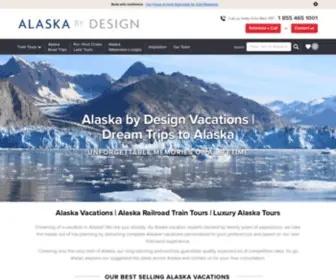 Alaskabydesign.com(Alaska Vacations) Screenshot