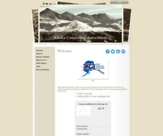 Alaskacounseling.org(Alaska Counseling Association) Screenshot