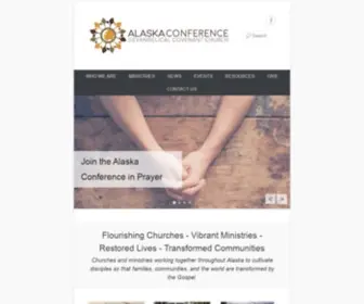 Alaskacovenant.org(Alaska Conference of the Evangelical Covenant Church) Screenshot