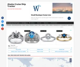 Alaskacruiseshiptracker.com(Alaska Cruise Ship Tracker) Screenshot